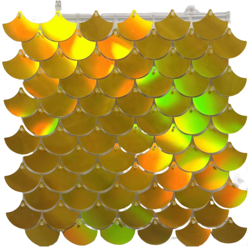 4D Fan-Shaped Shiny Shimmer Sequin Panel Wall Glitter Birthday Party Background Decorations Backdrop For Wedding Event