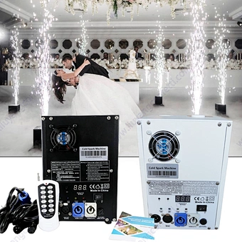 Spark Equipment Pyrotechnics Wedding Stage Powder Titanium Fireworks Factory Sparks Cold Sparkler Machine