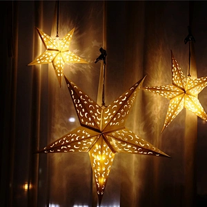 Eid Mubarak Hollow Out Star Hanging Pendant Christmas Ramadan Decor For Home Islam Muslim Party Mubarak Eid Al Adha Kareem