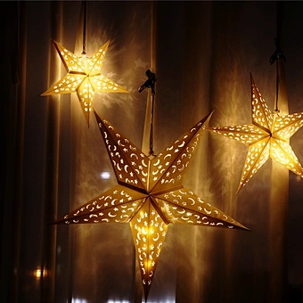 Eid Mubarak Hollow Out Star Hanging Pendant Christmas Ramadan Decor For Home Islam Muslim Party Mubarak Eid Al Adha Kareem