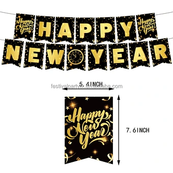 Christmas Eve Decor Gift Chinese 2023 Foil Balloon Glitter Photo Booth Props Confetti Party Supplies Happy New Year Decorations