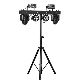 Disco Music Festival moving head rack T holder stand 4 dj lighting stage light system with rack and carry bag