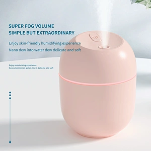 220ml Mini PP Electric Air Humidifier Portable Colorful Bottle with Aromatherapy Function for Bedroom Home Car Office