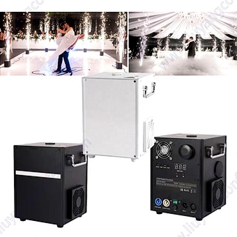 Dj Club Spark Fountain Machine 650w 750w Wedding Cold Sparkler Electric Dancing Cold Pyro Fireworks Machine Factory