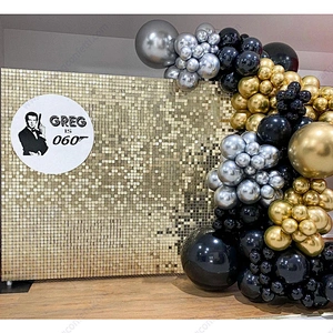 Shimmer Wall Clear Plastic Frame Backdrop Fiesta Decorations Sequins Wall Panels Birthday Baby Shower Wedding Party Decorations