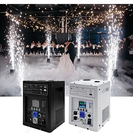 WholeSale Electric Vending Powder Equipment Smokeless Fog Sparklers Fountain Cold Pyro Spark Fireworks Machine For Wedding Stage