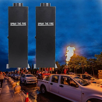 Party Dmx Control Ce Remote Indoor Wedding Sparkler Fireworks Color Spray Stage Show Effect Projector Dj Fire Flame Machine