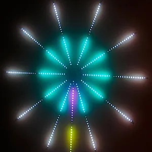 Music Control Fireworks Strip RGB 5V LED Light Home christmas Holiday Room Decor Lights Tape for KTV Gym Bar Wedding Part