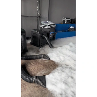 Wedding Concert DJ SFX Patent DMX Dry Ice Low Fog Machine 6000W High Capacity Low Smoke Machine for Stage Performances Wedding