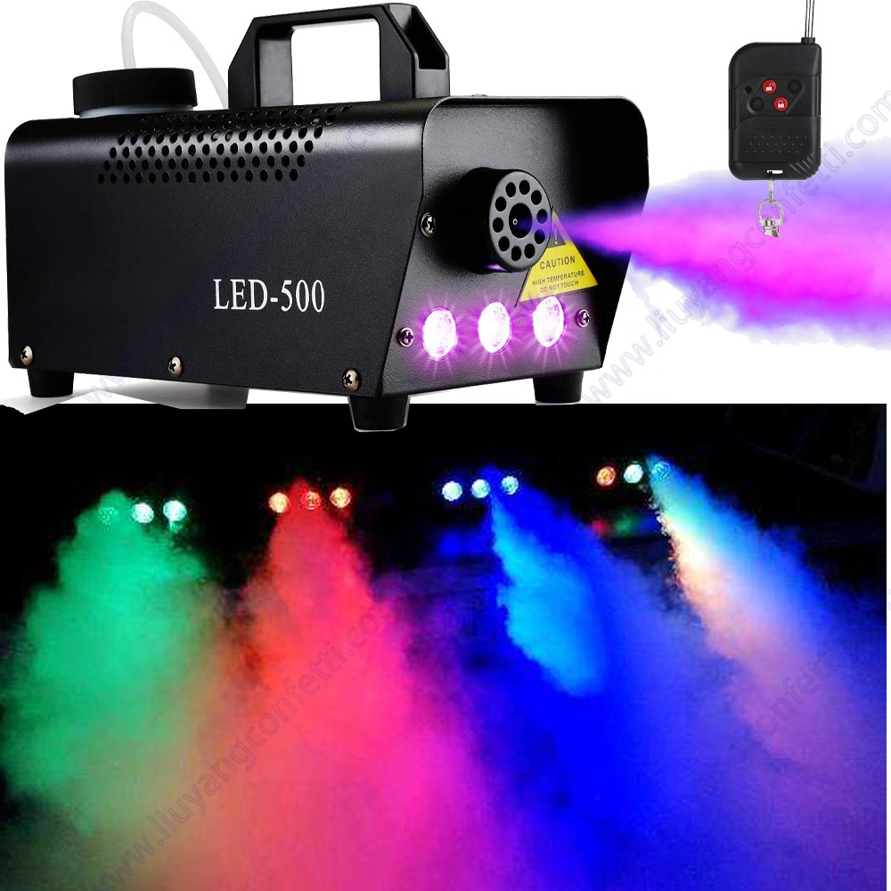 Dj Dmx Film Making Stage Liquid Mist Photography Professional Remote Control Haze Led Wash Effect Fog 500w Mini Smoke Machine