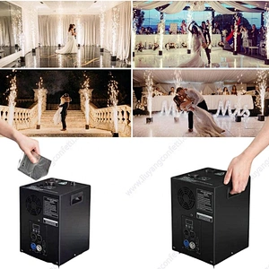Waterfall 600 Watt Sparklers Handheld Powder Cold Fireworks Wireless Dmx Control 600w Spark Fountain Machine For Wedding Stage