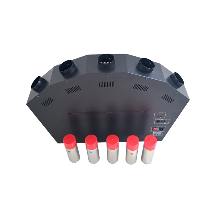 DJ stage fire effect 100W stage fire machine dmx 512 five heads fire festival flame spray machine