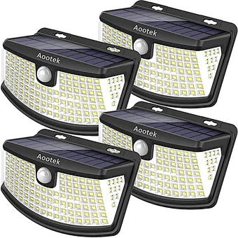 High Quality Cheap Price Outdoor Solar Powered Garden Lamp 100 LED Waterproof Motion Sensor Solar Wall Garden Lights