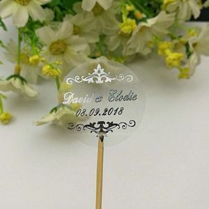 Real Shiny Gold Foil Customized Your Names and Date Wedding Invitations Seals Candy Favors Gift Boxes Label Sticker