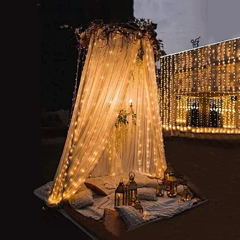 Garland Light Christmas String Decoration 2023 Holiday Wedding Party Bedroom Window Fairy Home Garden Room Wall Wire Led Curtain