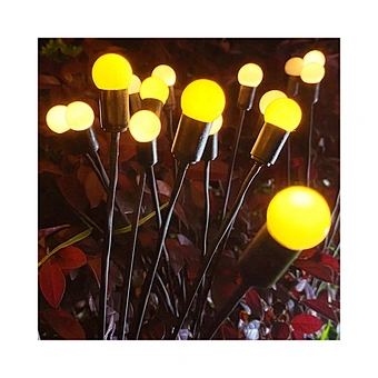 Outdoor Solar Pathway Light Waterproof 6/8/10 heads led Powered Swaying Firefly Lamp Starburst Solar Firefly Garden Light