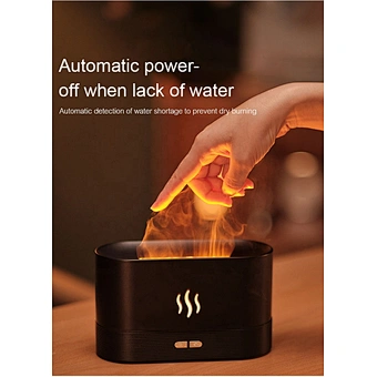 New Usb Fire Oil 3d Effect Aroma Diffuser Air Humidifier Ultrasonic Cool Mist Maker Fogger Led Essential Oil Flame Lamp Difusor