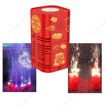 2023 New Arrival Electric Toy Chinese Year Festival Blowing Music Children's Gift Hot Kid Light Sound Fireworks Bubble Machine