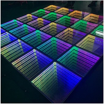 Dj Wedding Event Party Decoration Stage Special effect Entry First dance Disco 3d infinity mirror video light led floor