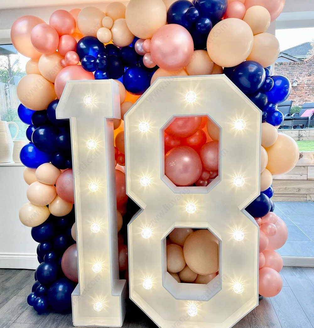 led electronic signs birthday party giant 4ft 5ft marquee love letters light up number for wedding decoration event props