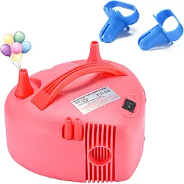 Hand Machine Helium Heart Portable Inflator Inflating Double Hole Nozzle Air Compressor Inflatable Tool Electric Balloon Pump