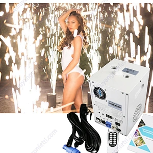 Spark Equipment Pyrotechnics Wedding Stage Powder Titanium Fireworks Factory Sparks Cold Sparkler Machine