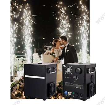 750w Fireworks Waterfall Fountain 650w Spinning Control 600w Mini Wireless Wedding Stage Special Effects Cold Spark Machine