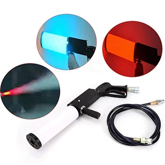 Smoke Night Atmosphere Prop Party Jet Cannon Dj Handheld Fog Machine Nightclub Bar Stage Special Effect Led Air Co2 Gun