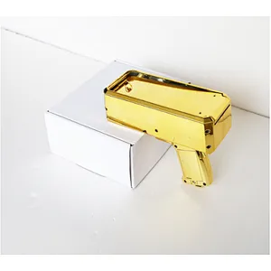 100 PCS Play Money Make It Rain Cash Shooter Spray Money Gun Toy