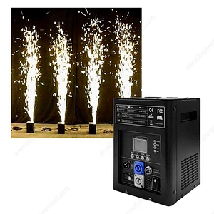WholeSale Electric Vending Powder Equipment Smokeless Fog Sparklers Fountain Cold Pyro Spark Fireworks Machine For Wedding Stage