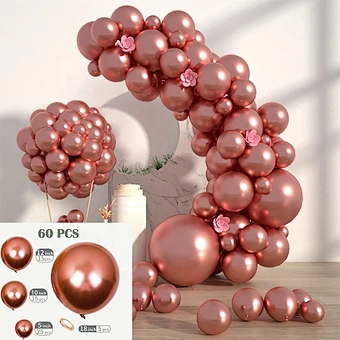 Latex Metallic Party Kit Garland Stand Set Chain Macarone Crayon Color Wedding Baby Shower Decoration Girl Birthday Balloon Arch