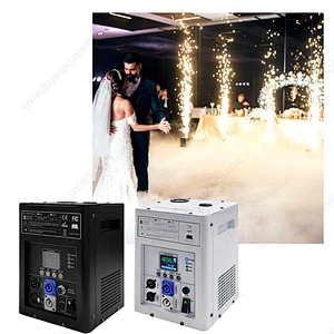 WholeSale Electric Vending Powder Equipment Smokeless Fog Sparklers Fountain Cold Pyro Spark Fireworks Machine For Wedding Stage