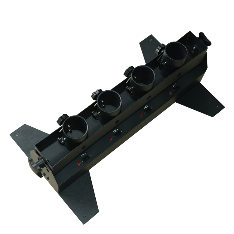 Mini 4 shooter CO2 Confetti Blower Model Confetti Paper Blast Cannons Machine For Sale