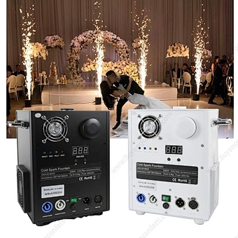 Dancing Dj Sparkler Wedding Fountain Entertainment Cold Firework Sparkle Dmx Remote 650w Mini Pyrotechnics Spark Machine