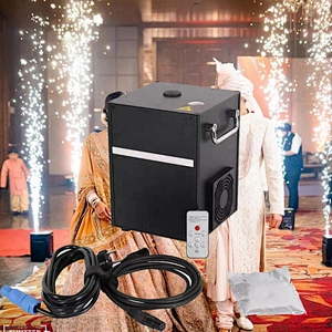 Dj Club Spark Fountain Machine 650w 750w Wedding Cold Sparkler Electric Dancing Cold Pyro Fireworks Machine Factory
