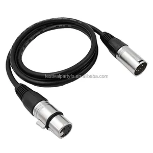 3-PIN DMX Signal Line 1M 5M 10M 15M 20 Meters LED PAR stage light Accessories dmx cable For Led Par Light Moving Head Beam Lamp