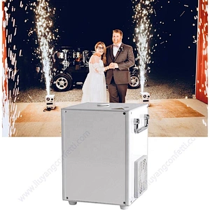 750w Fireworks Waterfall Fountain 650w Spinning Control 600w Mini Wireless Wedding Stage Special Effects Cold Spark Machine