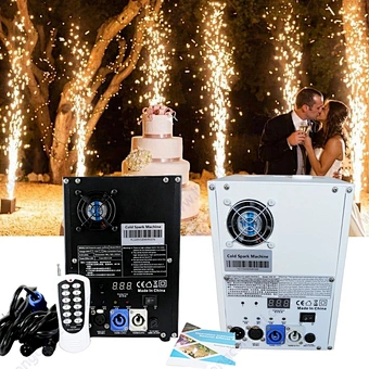 Spark Equipment Pyrotechnics Wedding Stage Powder Titanium Fireworks Factory Sparks Cold Sparkler Machine