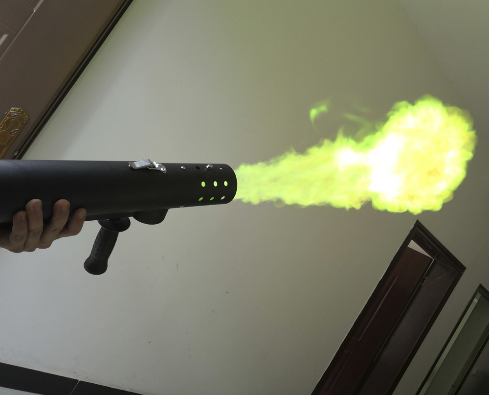 New Design CE certification  Fire Machine Flame Projector Effects Stage Handhold gun