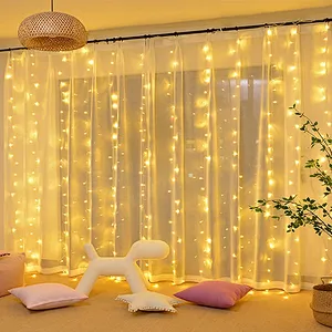 Garland Light Christmas String Decoration 2023 Holiday Wedding Party Bedroom Window Fairy Home Garden Room Wall Wire Led Curtain