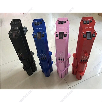 Whole sale Hand hold Electric confetti shooter rechargeable 3 heads shots Confetti Gun Machine with colorful paper for wedding