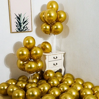 Wholesale Happy Birthday Party Decoration Balon Globos Set Metallic Latex Biodegradable Helium Ballon Balloons Gift