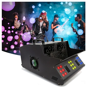 Led Light Concert Equipment 1500w Rgb Fog Smoke Bubble Machine For Wedding Stage Party