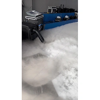 Wedding Concert DJ SFX Patent DMX Dry Ice Low Fog Machine 6000W High Capacity Low Smoke Machine for Stage Performances Wedding