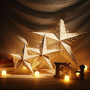 Eid Mubarak Hollow Out Star Hanging Pendant Christmas Ramadan Decor For Home Islam Muslim Party Mubarak Eid Al Adha Kareem