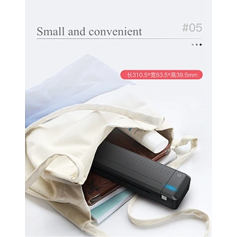 Portable Smart Design Usb Mobile Mini Thermal A4 Paper Size Support Normal Android Phone Wireless Small Printer