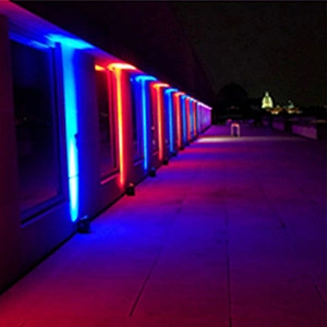 Wireless Control 6*18W RGBWA+UV 6in1 LED Battery Uplight for Wedding party