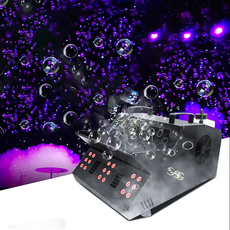Event Stage Disco Night Club Bar Dj Can Cat Top Somke Fx Smoke 1500w Led Bubble Fog Machine For Party Wedding