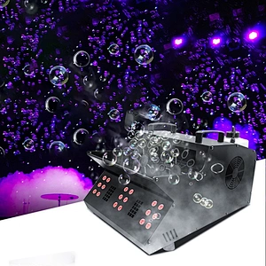 Event Stage Disco Night Club Bar Dj Can Cat Top Somke Fx Smoke 1500w Led Bubble Fog Machine For Party Wedding