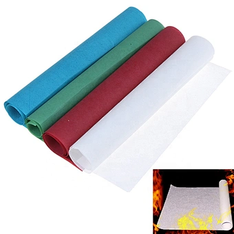 Best Selling Magician's Favorite Stage Trick Props Close Up Colored Fire Flame Rose Red Color Accessories Magic Flash Paper